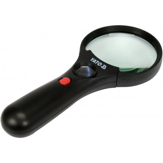 LUPA DWIE SOCZEWKI 3X/45X PODŚW. LED -zdjęcie numer 3
