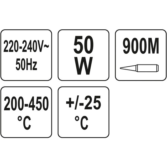 LUTOWNICA 50W REG. TEMP. 200-450C -zdjęcie numer 5