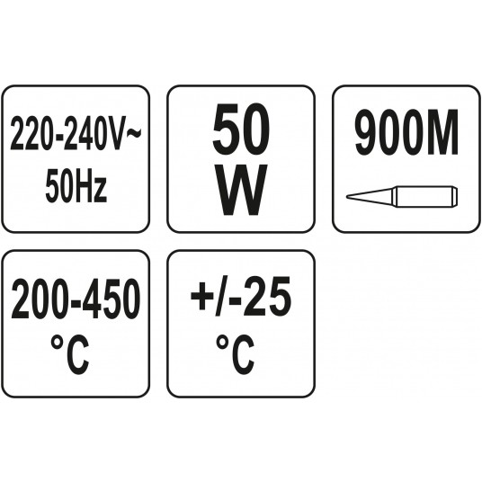 LUTOWNICA 50W REG. TEMP. 200-450C -zdjęcie numer 5