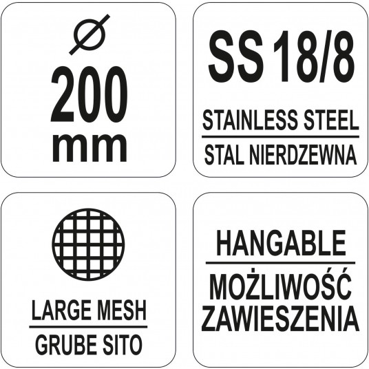 ŁYŻKA CEDZAKOWA 200MM -zdjęcie numer 4