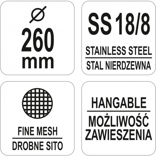ŁYŻKA CEDZAKOWA 260MM -zdjęcie numer 5