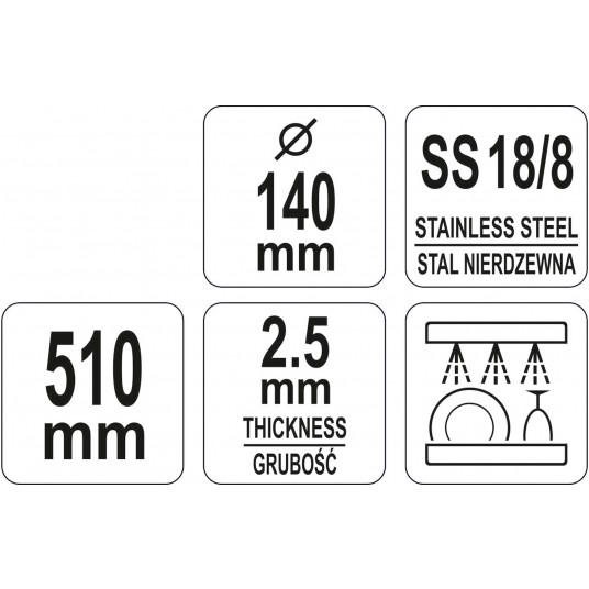 ŁYŻKA CEDZAKOWA ŚREDNICA 140MM -zdjęcie numer 3