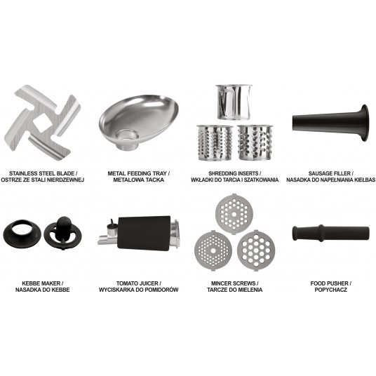 MASZYNKA DO MIELENIA MIĘSA 550W 5W1 -zdjęcie numer 7