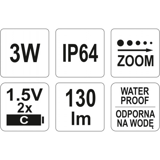 METALOWA LATARKA Z DIODĄ LED 228X47MM -zdjęcie numer 10