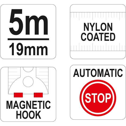 MIARA ZWIJANA 5MX19MM NYLON, MAGNES -zdjęcie numer 7