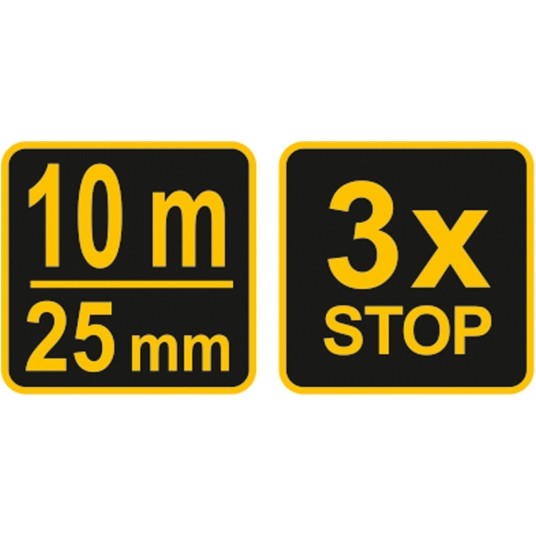 MIARA ZWIJANA W OSŁONIE GUM. 10MX25MM -zdjęcie numer 3