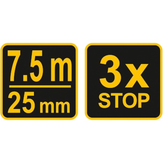 MIARA ZWIJANA W OSŁONIE GUM. 7,5MX25MM -zdjęcie numer 3