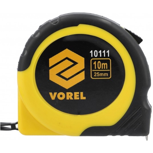 MIARA ZWIJANA ŻÓŁTO-CZARNA 10MX25MM -zdjęcie numer 1