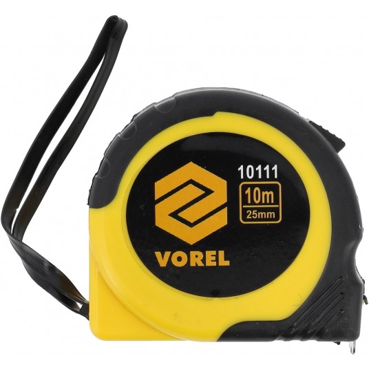 MIARA ZWIJANA ŻÓŁTO-CZARNA 10MX25MM -zdjęcie numer 2