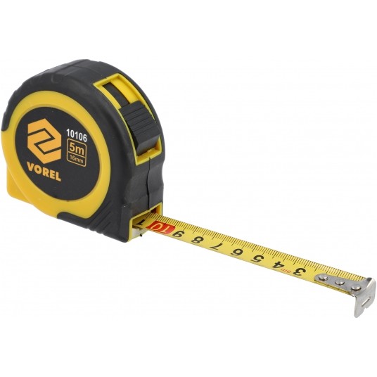 MIARA ZWIJANA ŻÓŁTO-CZARNA 5MX16MM -zdjęcie numer 1