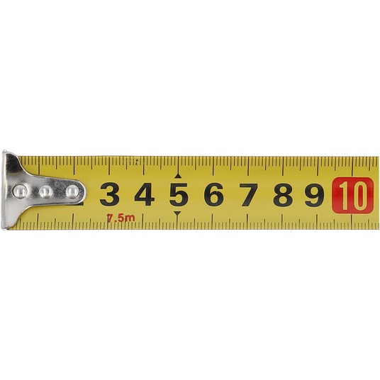 MIARA ZWIJANA ŻÓŁTO-CZARNA 7,5M x 25MM -zdjęcie numer 4