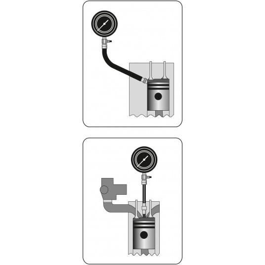 MIERNIK CIŚNIENIA SPRĘŻ. ADAPTER STOŻEK -zdjęcie numer 4