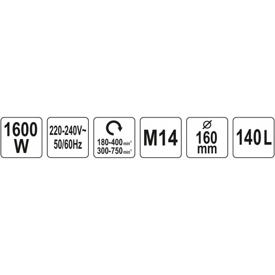 MIESZADŁO BUDOWLANE II BIEGI 1600W -zdjęcie numer 4