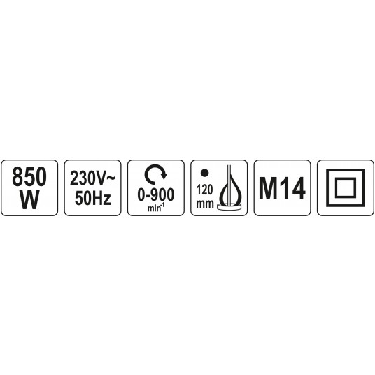 MIESZADŁO DO ZAPRAW 850W (M14;0-900 OBR) -zdjęcie numer 5