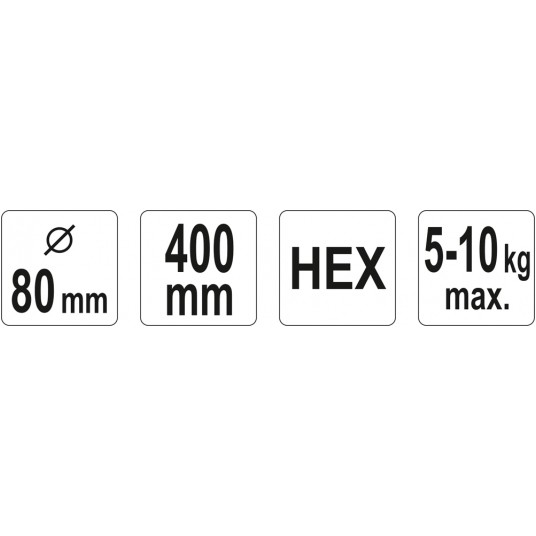 MIESZADŁO SPIRALNE 80X400 HEX -zdjęcie numer 3