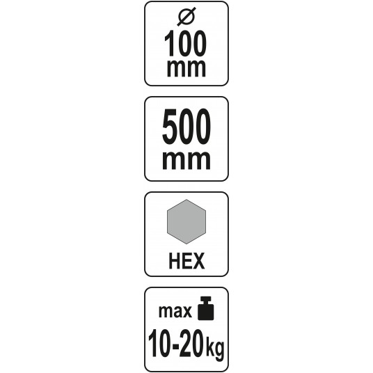 MIESZADŁO SPIRALNE PA6 100X500 HEX -zdjęcie numer 4