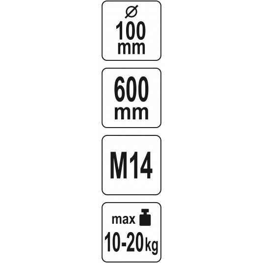 MIESZADŁO SPIRALNE PODWÓJNE 100X600 M14 -zdjęcie numer 3