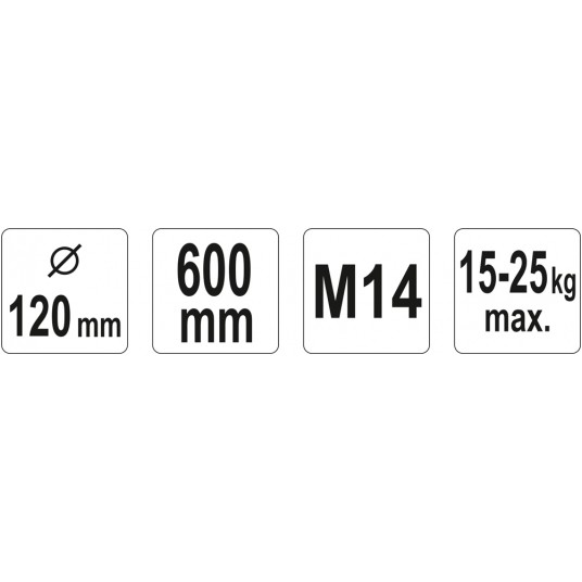 MIESZADŁO SPIRALNE PODWÓJNE 120X600 M14 -zdjęcie numer 2