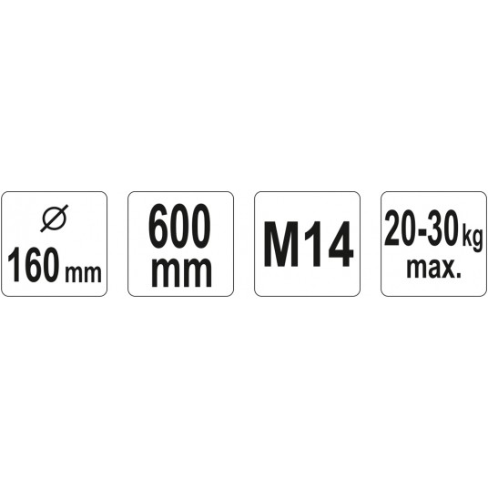 MIESZADŁO SPIRALNE POTRÓJNE 160X600 M14 -zdjęcie numer 3