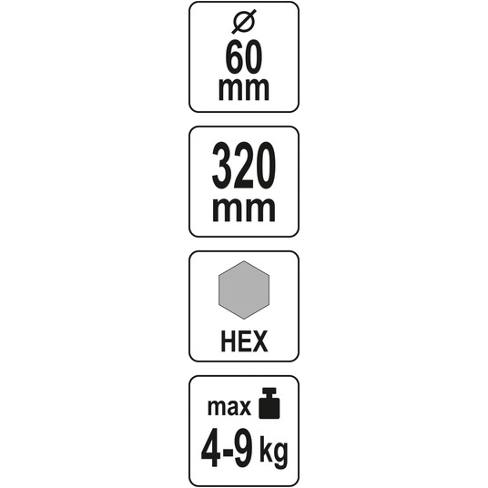 MIESZADŁO SPIRALNE PRĘTOWE 60X320 HEX -zdjęcie numer 3