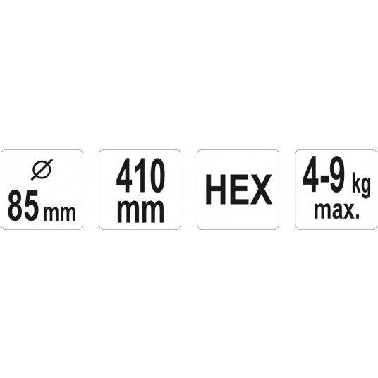 MIESZADŁO SPIRALNE PRĘTOWE 85X410 HEX -zdjęcie numer 3
