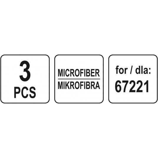 MIKROFIBRA DO MOPA PAROWEGO 67221 - 3SZT -zdjęcie numer 5