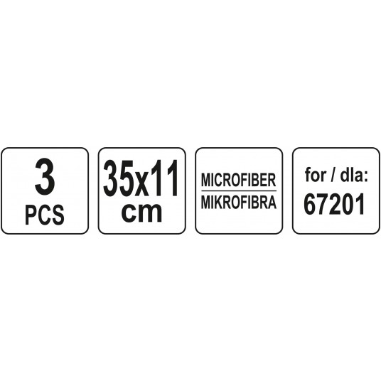 MIKROFIBRA DO MYJKI PAROWEJ 67201- 3 SZT -zdjęcie numer 5