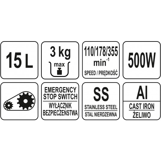 MIKSER PLANETARNY 15L -zdjęcie numer 8