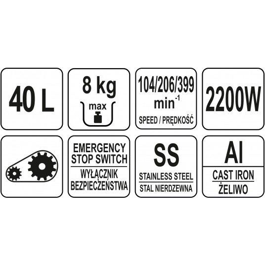MIKSER PLANETARNY 40L -zdjęcie numer 9