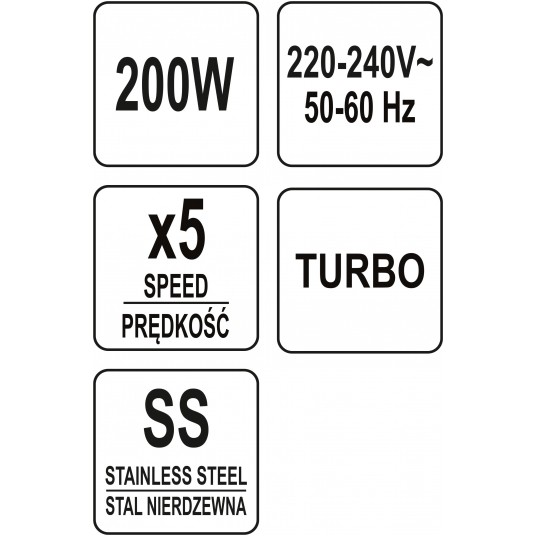 MIKSER RĘCZNY 200-250W -zdjęcie numer 8