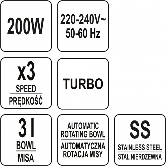 MIKSER RĘCZNY 200-250W MISA STAL NIERDZ. -zdjęcie numer 9