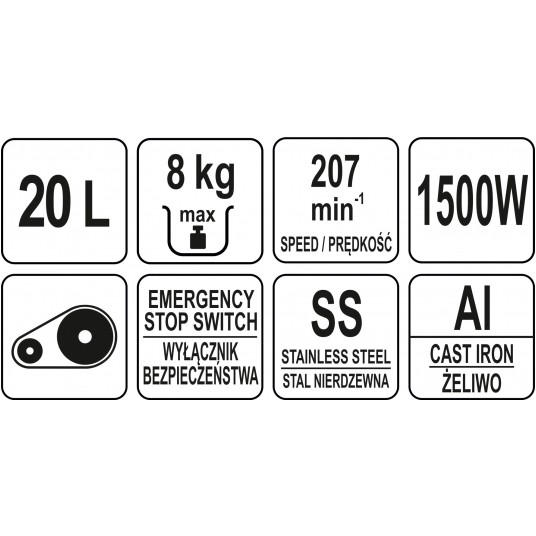 MIKSER SPIRALNY 20L -zdjęcie numer 5