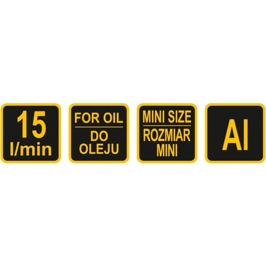 MINI POMPA RĘCZNA DO OLEJU ALUMINIOWA -zdjęcie numer 5