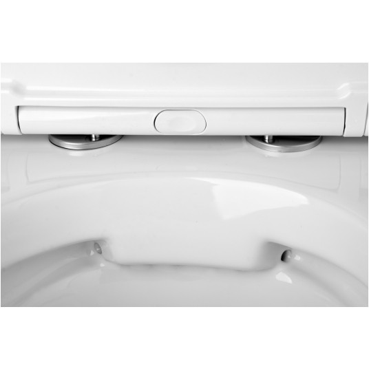 MISKA WC TIP RIMLESS Z DESKĄ SLIM DUROPL -zdjęcie numer 8