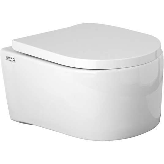 MISKA WC TIP RIMLESS Z DESKĄ SLIM DUROPL -zdjęcie numer 1