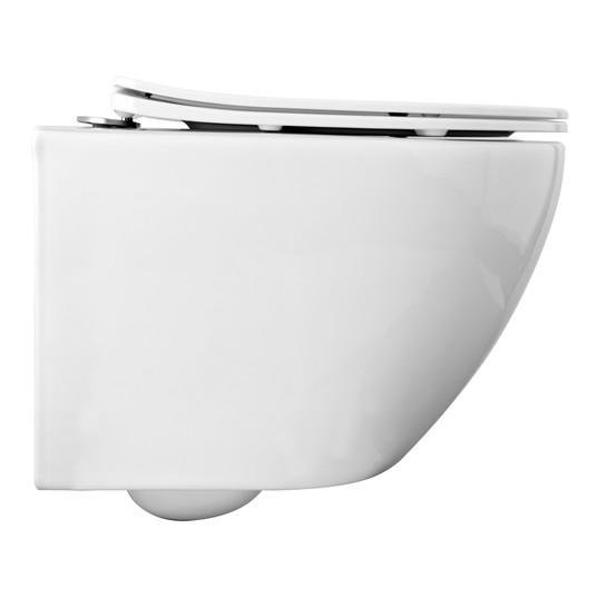 MISKA WC TOP RIMLESS Z DESKĄ SLIM DUROPL -zdjęcie numer 2