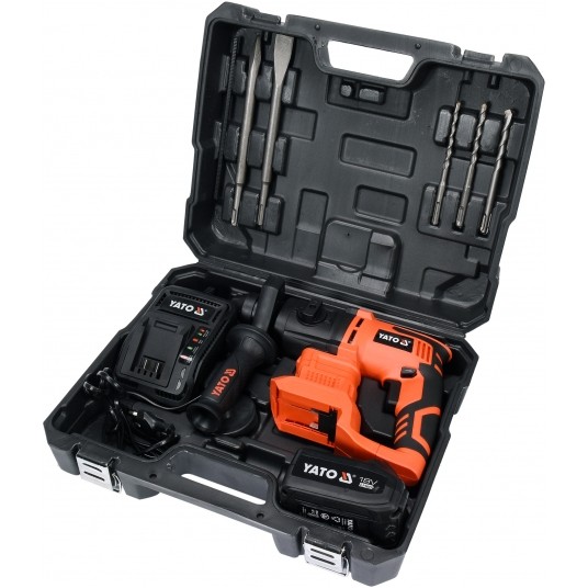 MŁOTOWIERTARKA 18V SDS PLUS 2J - 3AH -zdjęcie numer 7