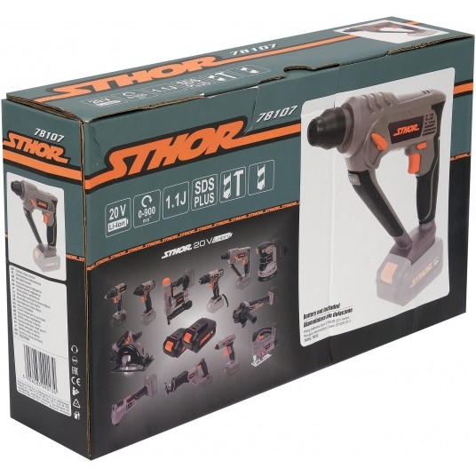 MŁOTOWIERTARKA 20V SDS PLUS 1,1J - BODY -zdjęcie numer 4