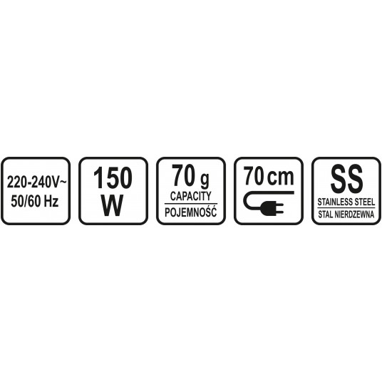 MŁYNEK DO KAWY 150W CZARNY -zdjęcie numer 6