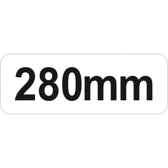 MOTYCZKA 280MM, STAL CHROMOWANA -zdjęcie numer 2