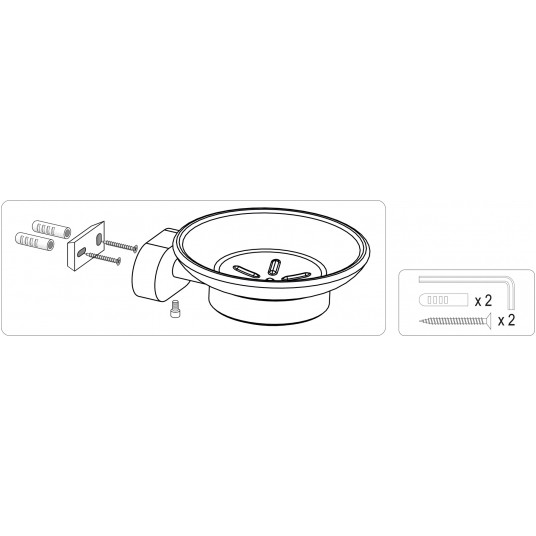 MYDELNICZKA OVAL CHROM -zdjęcie numer 3