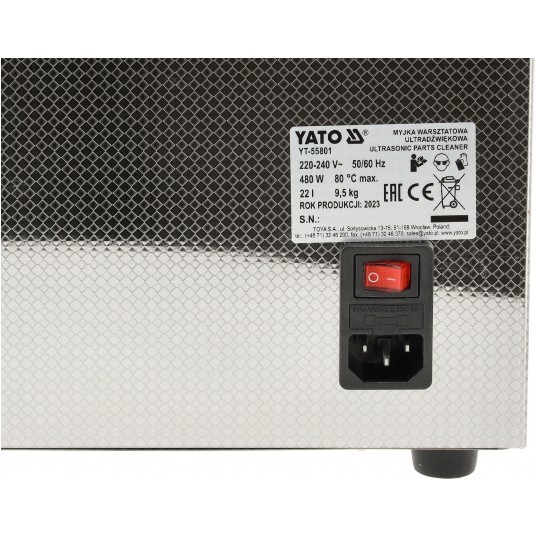 MYJKA WARSZTATOWA ULTRADZWIĘKOWA 22L -zdjęcie numer 12
