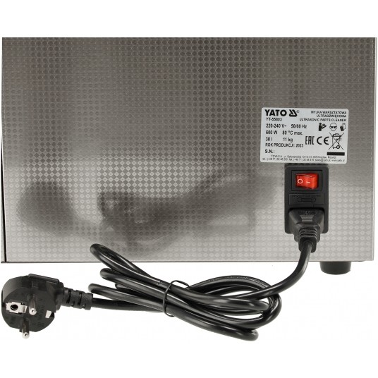 MYJKA WARSZTATOWA ULTRADZWIĘKOWA 30L -zdjęcie numer 14