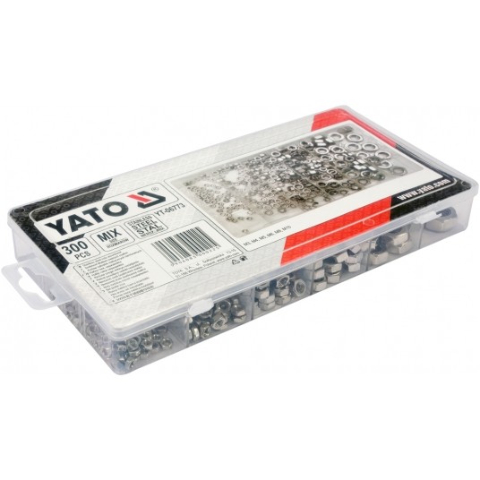 NAKRĘTKI NIERDZEWNE METRIC MIX 300 SZT -zdjęcie numer 3