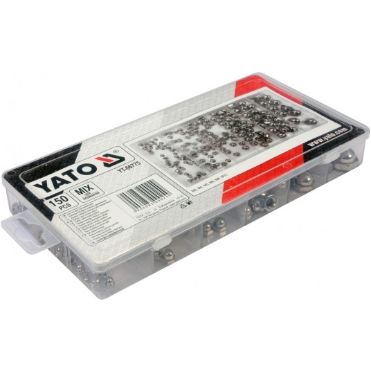 NAKRĘTKI ZAMKNIĘTE METRYCZNE 150 SZT -zdjęcie numer 3