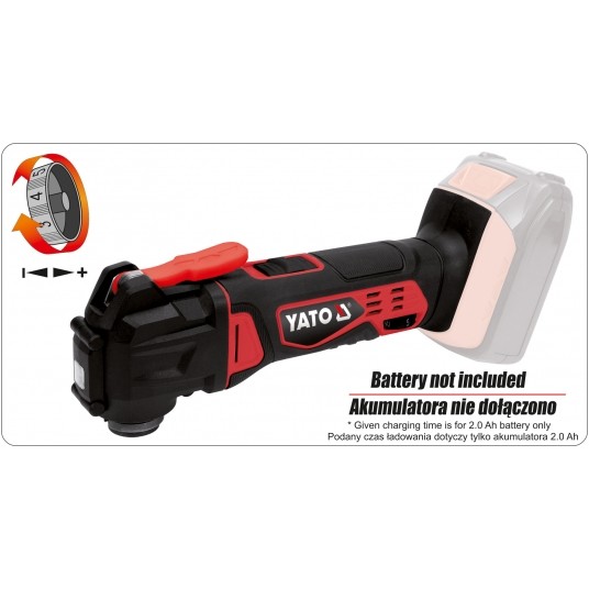 NARZĘDZIE WIELOFUNKCYJNE 18V - BODY -zdjęcie numer 6