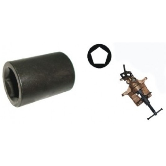 Nasadka 5-kątna 14mm 1/2" do zacisków hamulcowych -zdjęcie numer 1