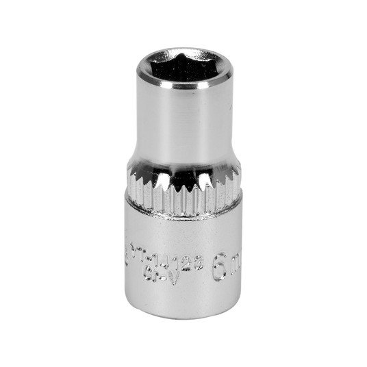 NASADKA 6MM 1/4" 6-KĄT. CV KRÓTKA -zdjęcie numer 1