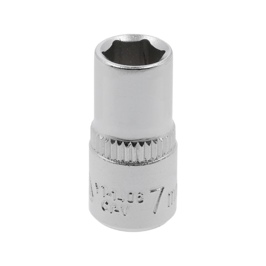 NASADKA 7MM 1/4" 6-KĄT. CV KRÓTKA -zdjęcie numer 1