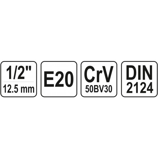 NASADKA TORX 1/2" E20 -zdjęcie numer 3